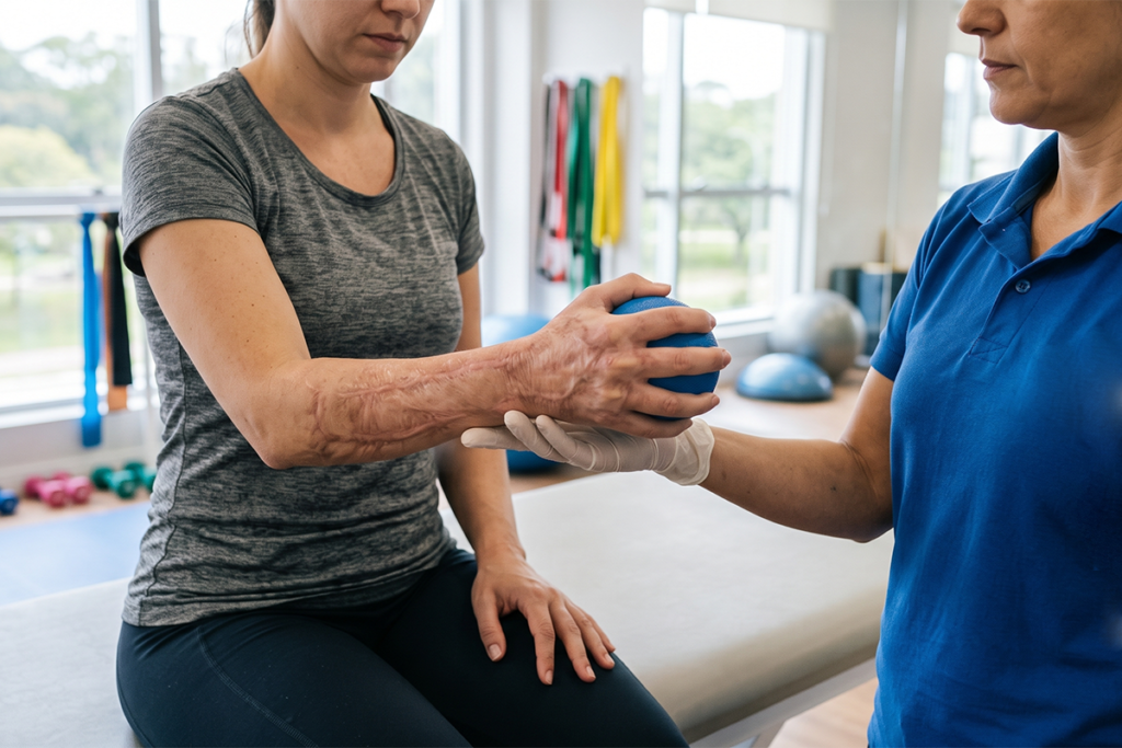 Tratamento pós-queimadura: Como a cirurgia reparadora devolve a mobilidade